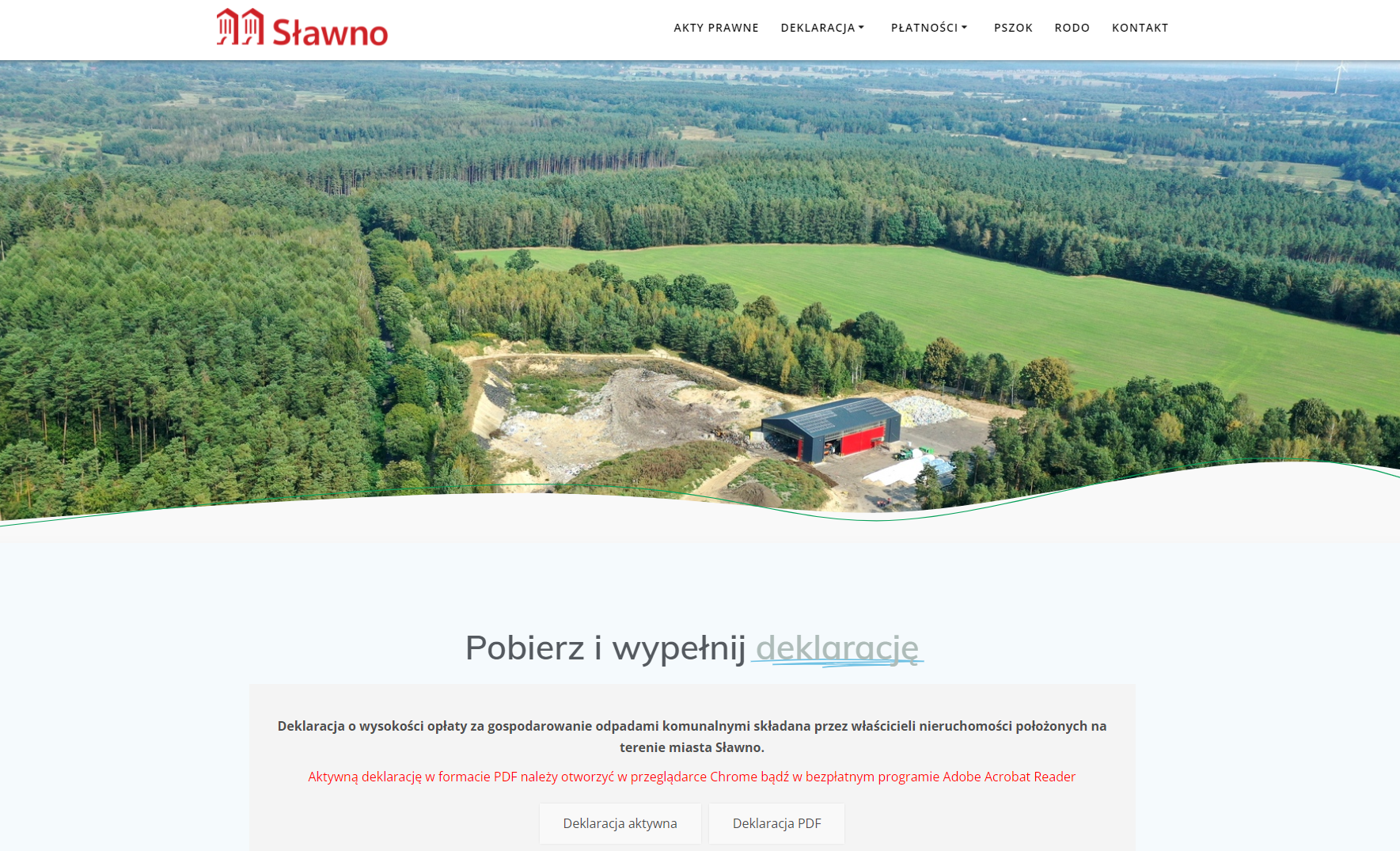 
Przypomnienie o złożeniu deklaracji za odpady komunalne
