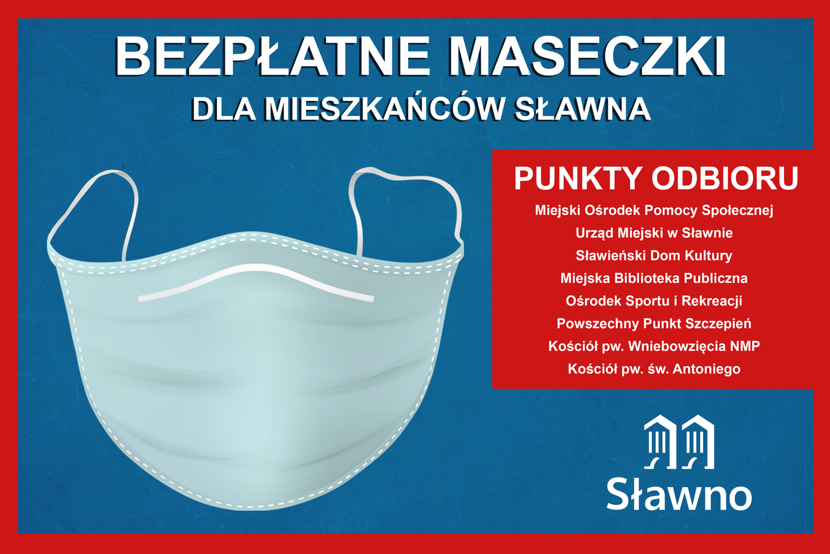 
Bezpłatne maseczki dla mieszkańców
