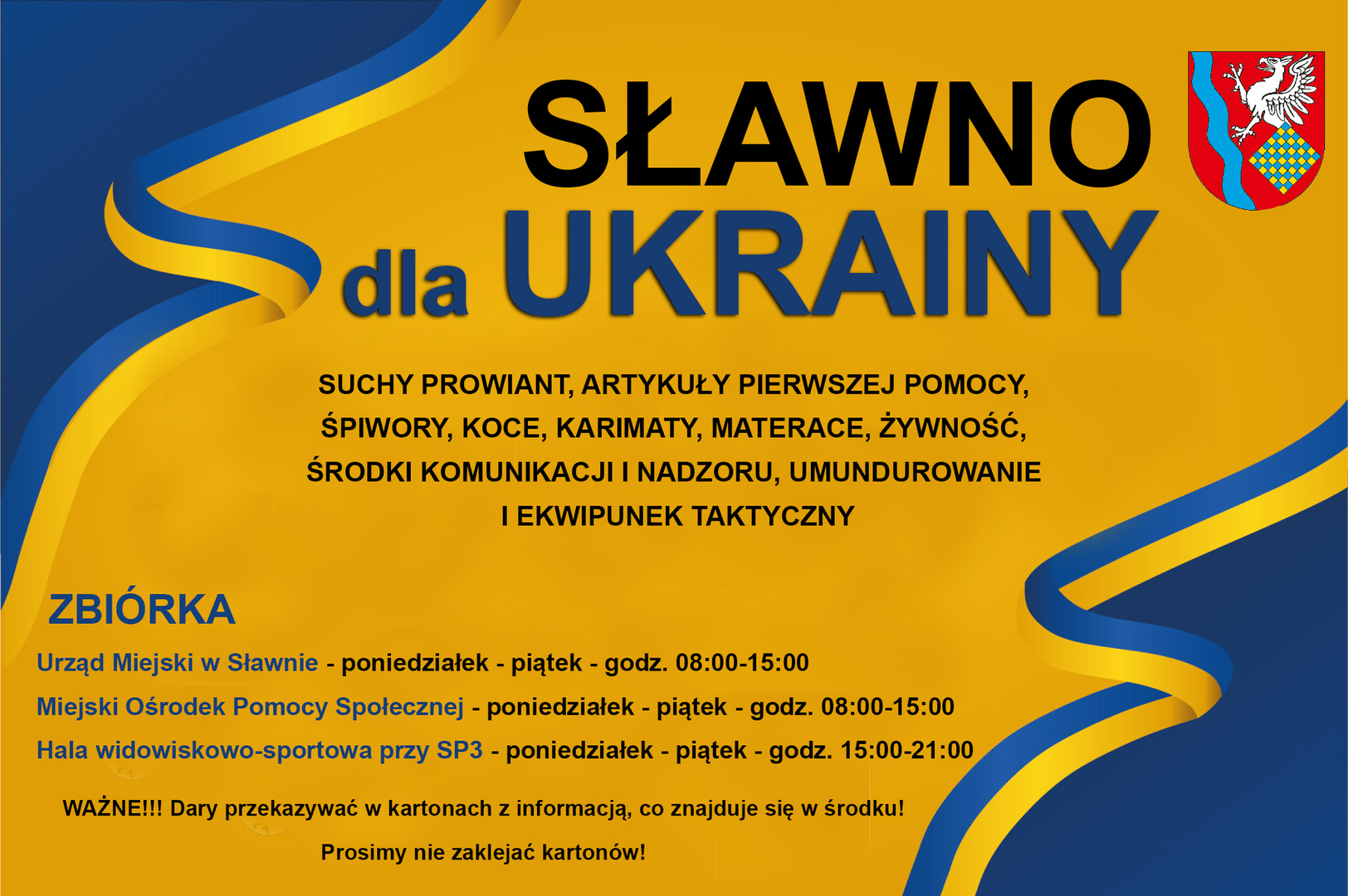 
Sławno dla Ukrainy

