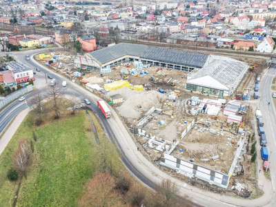 Trwają intensywne prace przy budowie nowoczesnego Parku Handlowego
