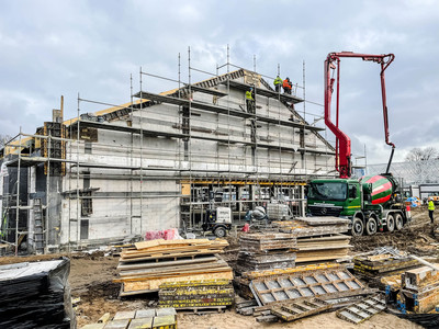 Trwają intensywne prace przy budowie nowoczesnego Parku Handlowego