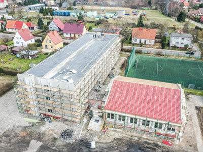 Trwają prace przy przebudowie budynków przy ul. Kossaka 31
