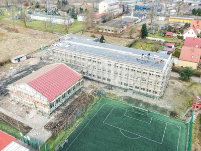 
Trwają prace przy przebudowie budynków przy ul. Kossaka 31
