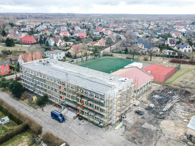 
Trwają prace przy przebudowie budynków przy ul. Kossaka 31
