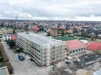 
Trwają prace przy przebudowie budynków przy ul. Kossaka 31
