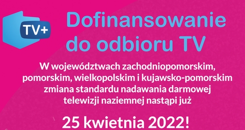 
Zmiana standardu nadawania telewizji naziemnej
