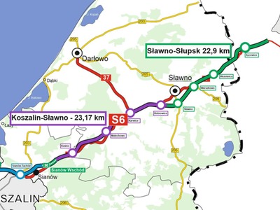 
Wyłoniono wykonawcę drogi S6 Koszalin-Sławno- Słupsk
