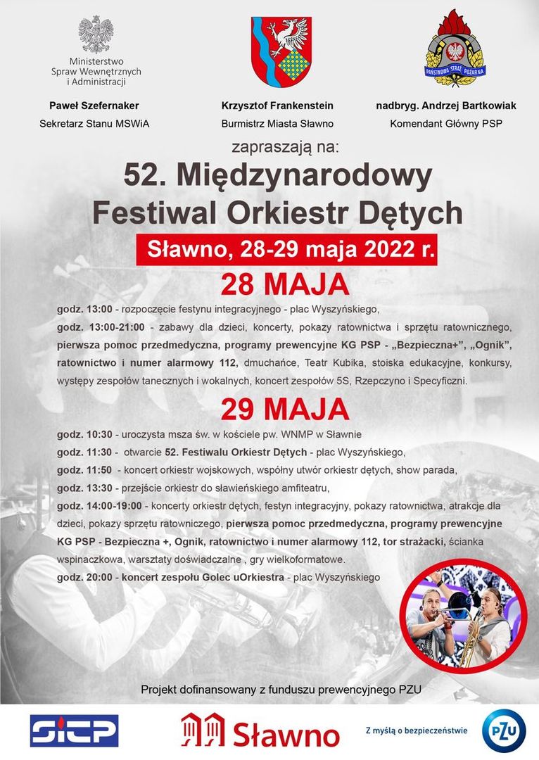 
Międzynarodowy 52. Festiwal Orkiestr Dętych w Sławnie
