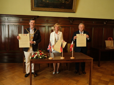 
30-lecie współpracy miast partnerskich Sławno-Rinteln
