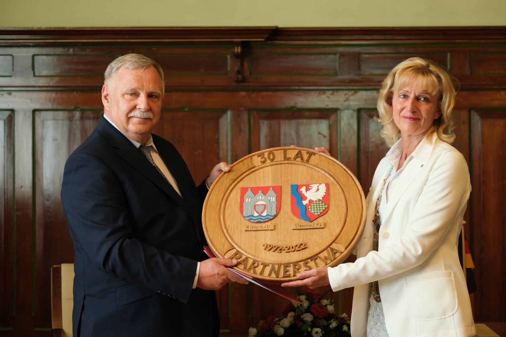 
30-lecie współpracy miast partnerskich Sławno-Rinteln
