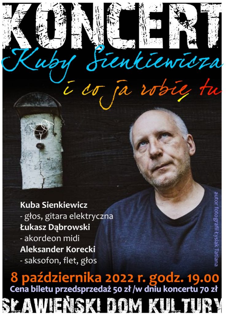 
Koncert Kuby Sienkiewicza
