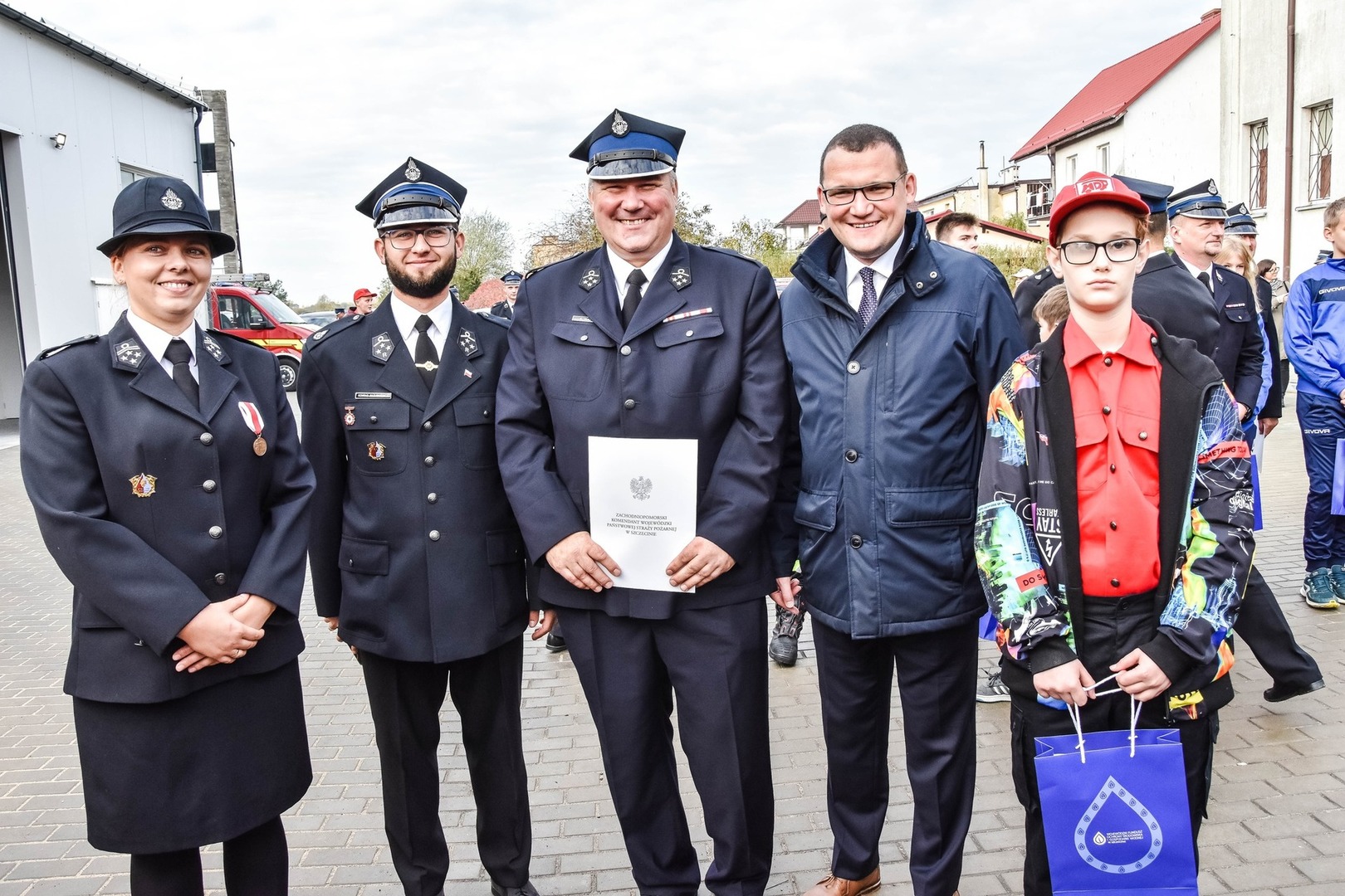 
Przekazanie promes dla Młodzieżowych Drużyn Pożarniczych

