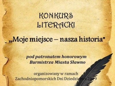 Konkurs literacki „ Moje miejsce – nasza historia”