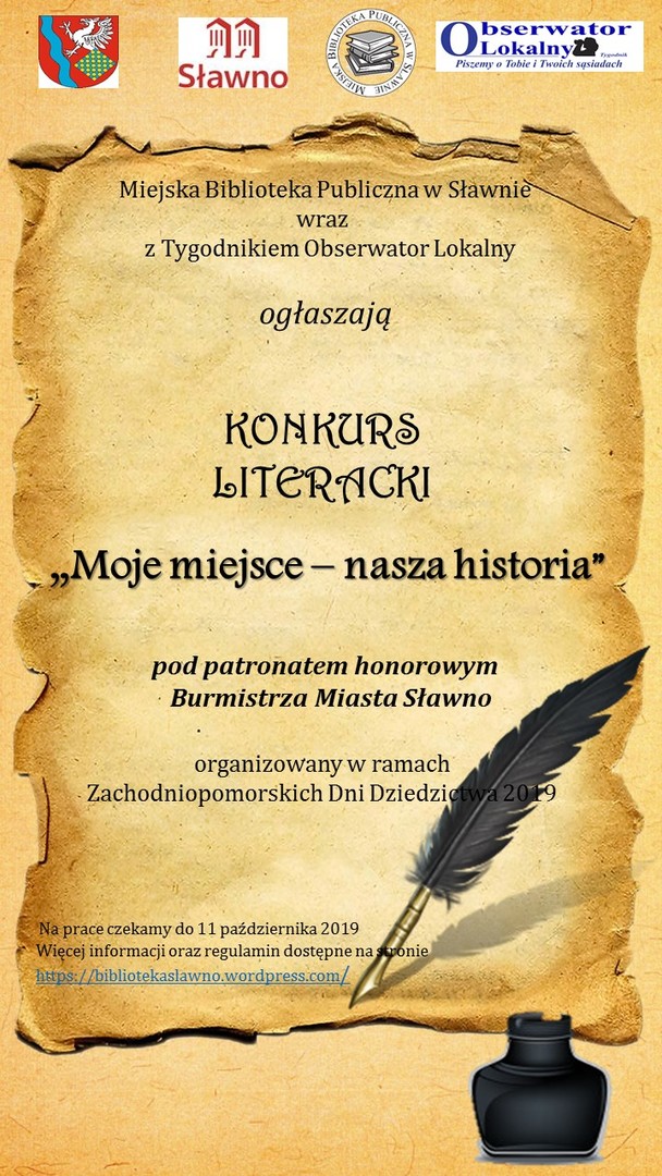 Konkurs literacki „ Moje miejsce – nasza historia”