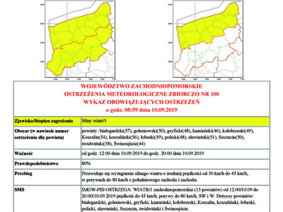 Ostrzeżenie meteorologiczne