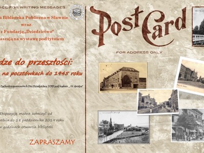W drodze do przeszłości: ulice Sławna na pocztówkach do 1945...