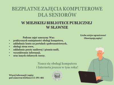 Bezpłatne zajęcia komputerowe dla seniorów