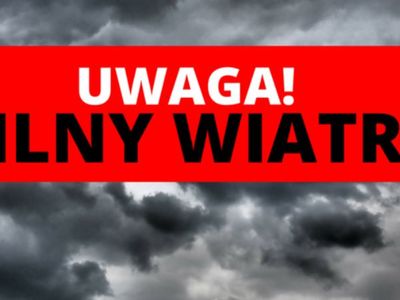 Uwaga! Silny wiatr!