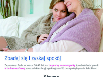 Bezpłatne badania mammograficzne