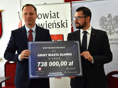 738 tys. zł z Funduszu Dróg Samorządowych dla Miasta Sławno!...