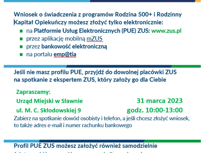 Spotkanie z ekspertem ZUS