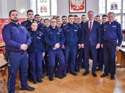 Podziękowania za służbę dla bezpieczeństwa mieszkańców...
