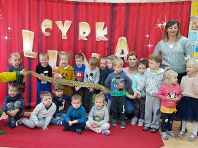 Cyrk Luna odwiedził Przedszkole nr 3