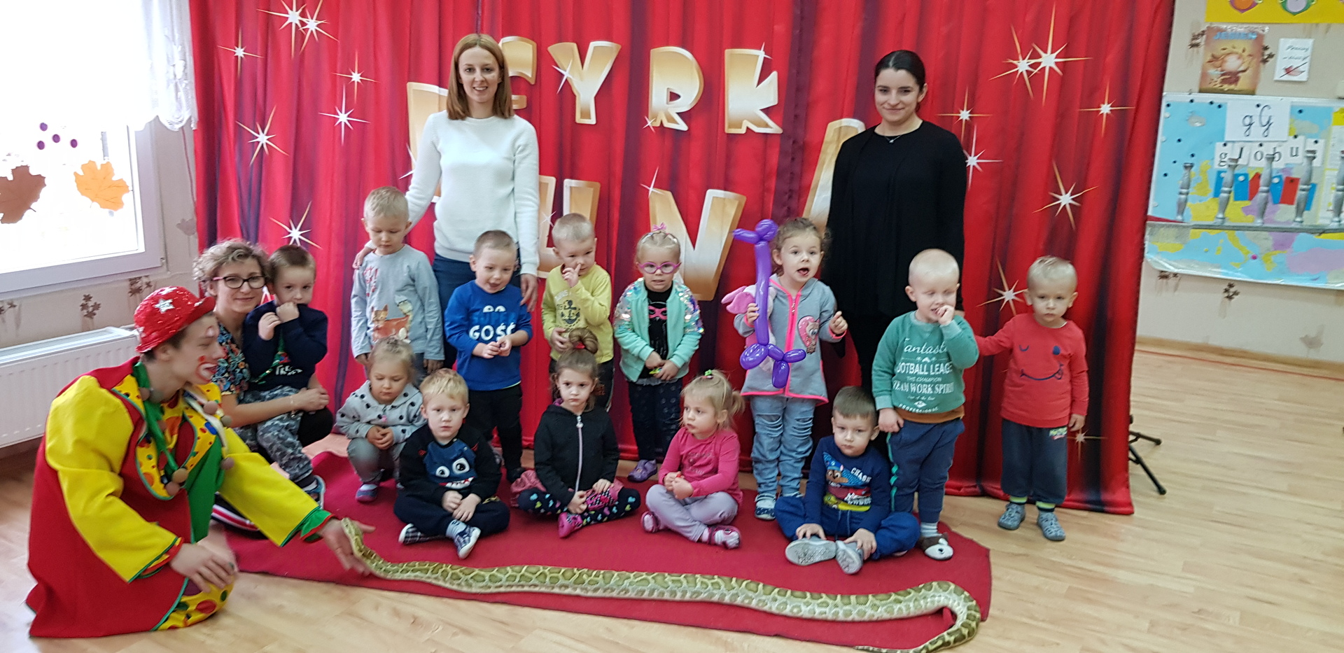 Cyrk Luna odwiedził Przedszkole nr 3