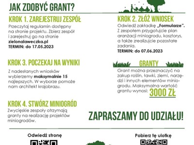 Zielona ławeczka