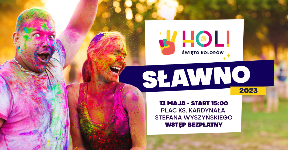 
Holi Święto Kolorów w Sławnie
