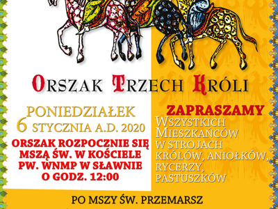 Orszak Trzech Króli po raz drugi w Sławnie