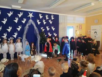 Jasełka i wigilia w Przedszkolu Miejskim nr 3 w Sławnie