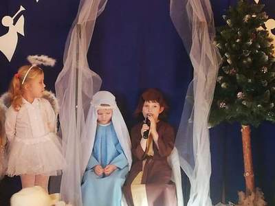 Jasełka i wigilia w Przedszkolu Miejskim nr 3 w Sławnie