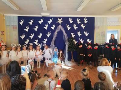 Jasełka i wigilia w Przedszkolu Miejskim nr 3 w Sławnie