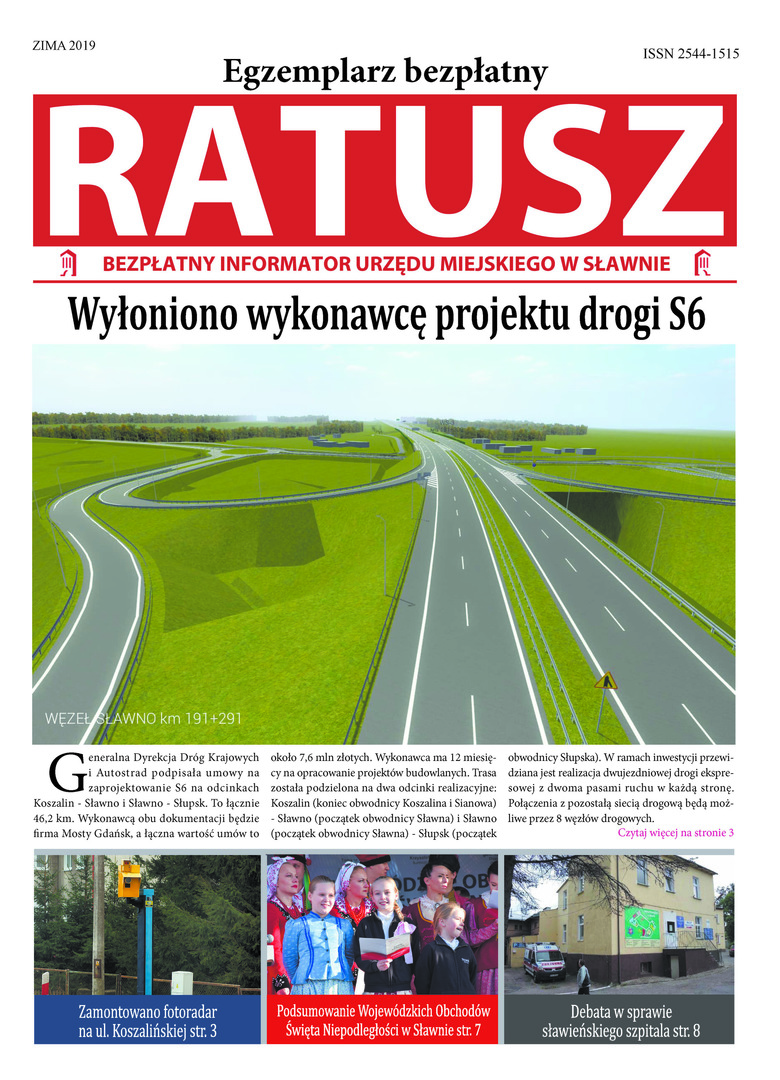 Zimowe wydanie informatora miejskiego "RATUSZ"