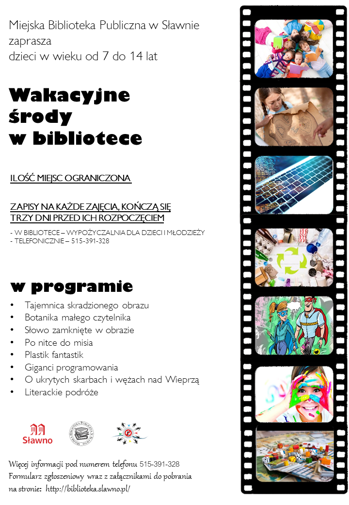 
Wakacje z Miejską Biblioteką Publiczną
