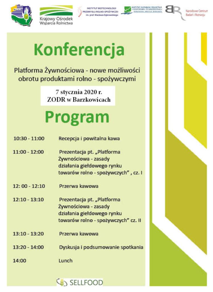 Konferencja - Platforma Żywnościowa