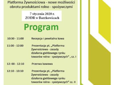 Konferencja - Platforma Żywnościowa