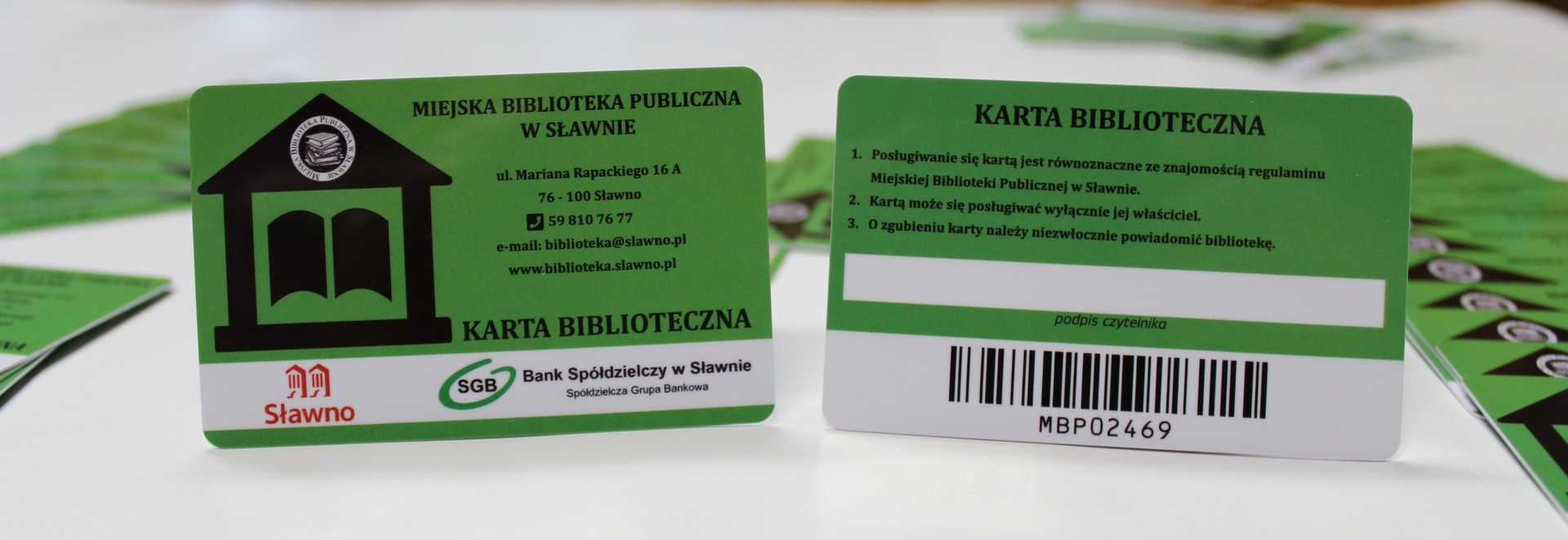 Plastikowe Karty Biblioteczne