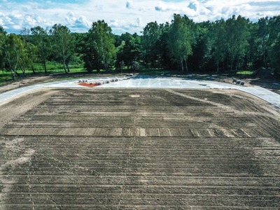 Postępy prac przy przebudowie stadionu miejskiego