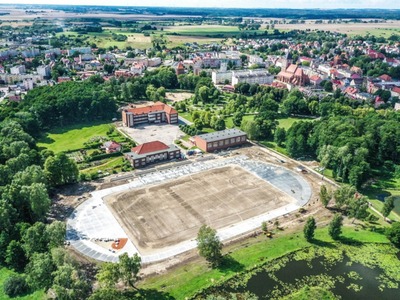 Postępy prac przy przebudowie stadionu miejskiego