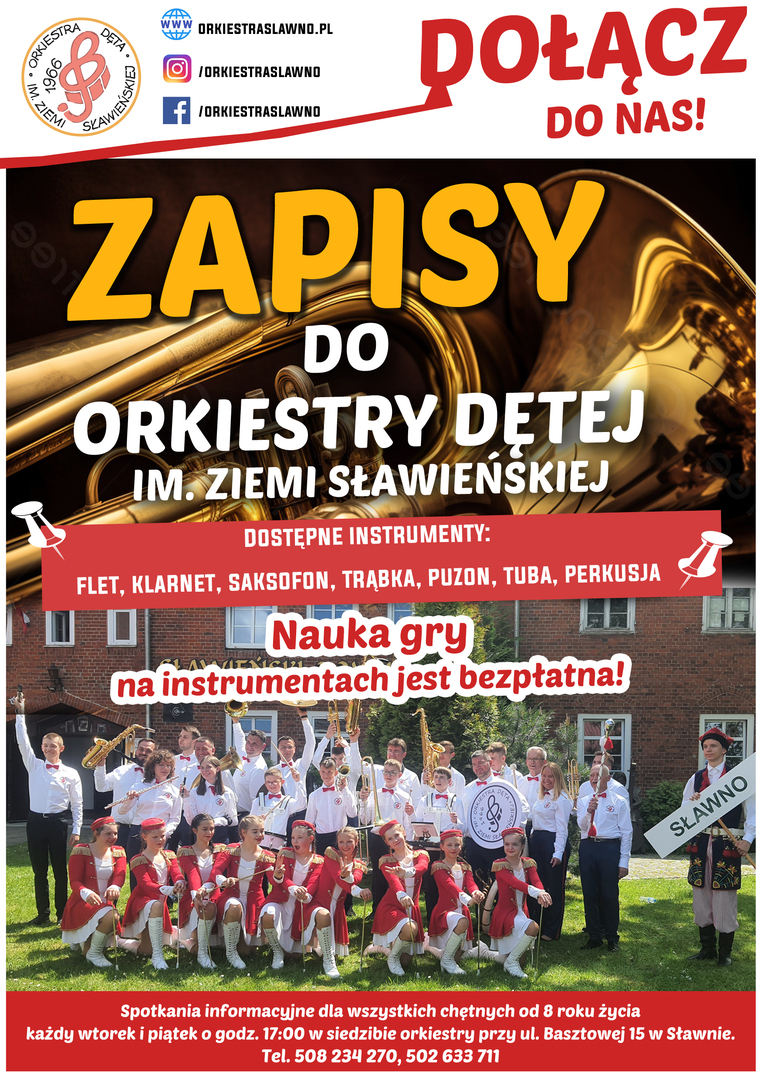 
Zapisy do Orkiestry Dętej
