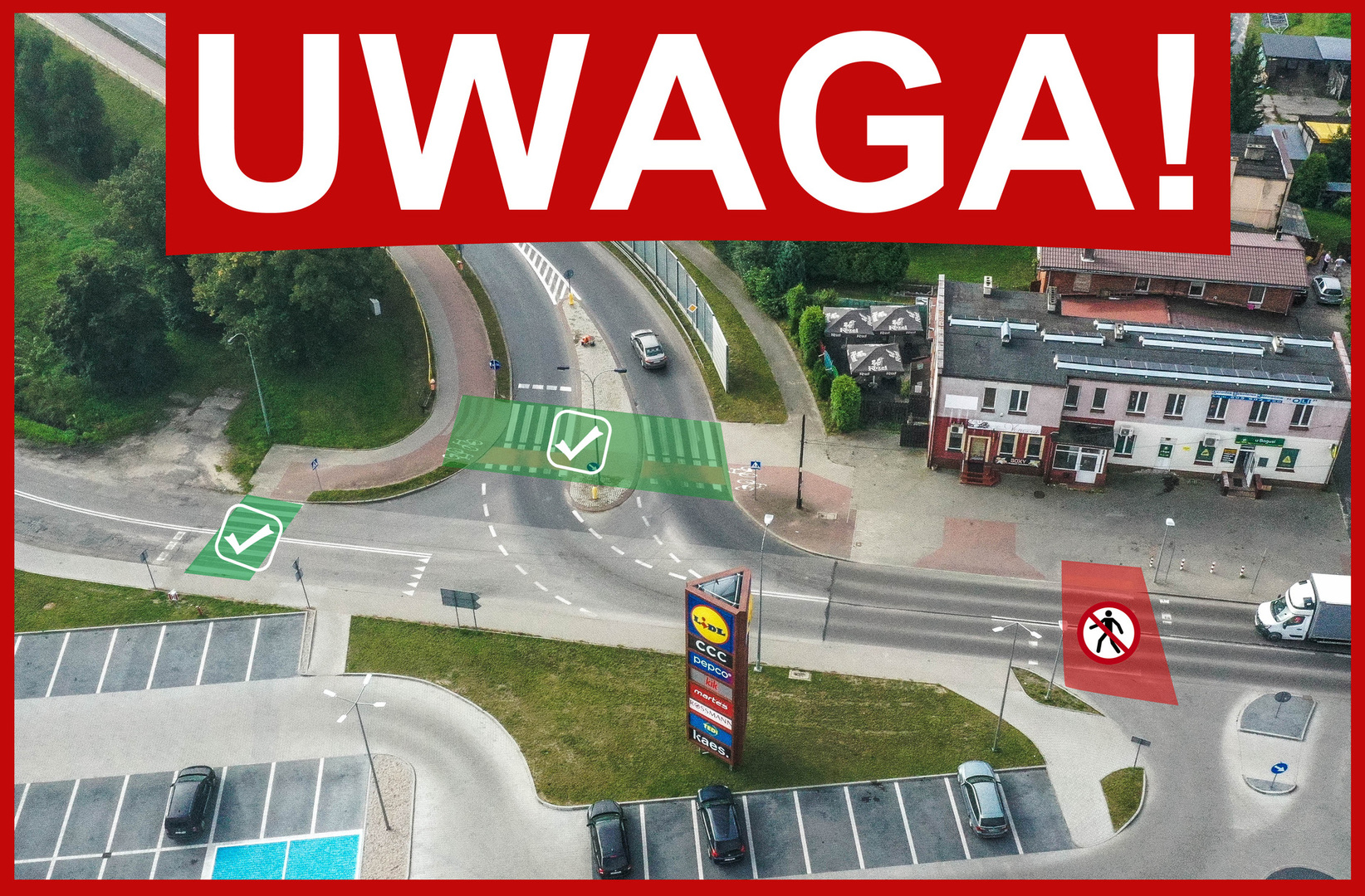 
Apel o zwiększenie bezpieczeństwa na ul. Łącznej

