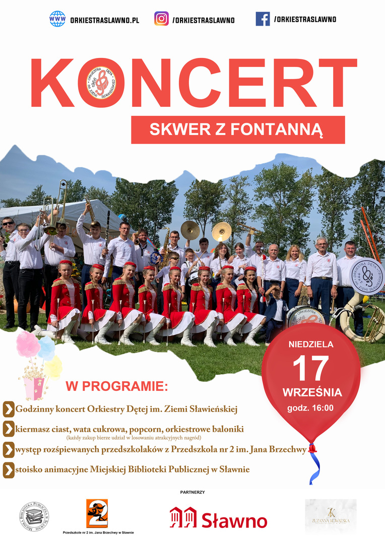 
Koncert Orkiestry Dętej przy fontannie
