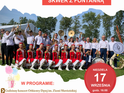 Koncert Orkiestry Dętej przy fontannie