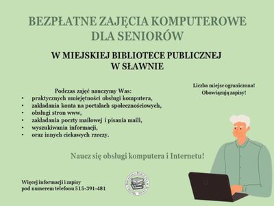 Bezpłatne zajęcia komputerowe dla seniorów
