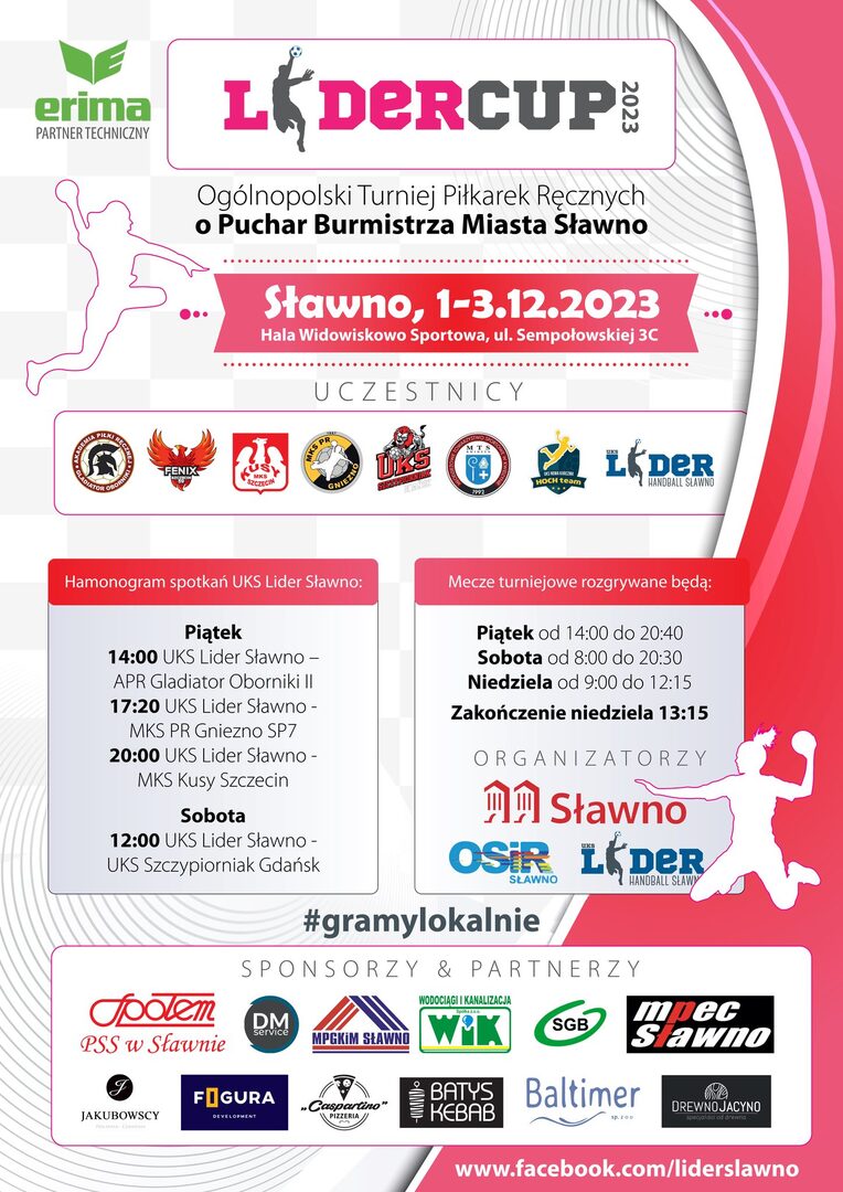 
Lider CUP 2023 - święto piłki ręcznej w Sławnie
