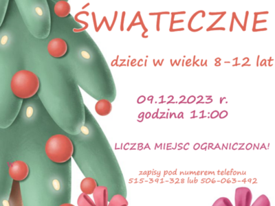 Warsztaty świąteczne w MBP
