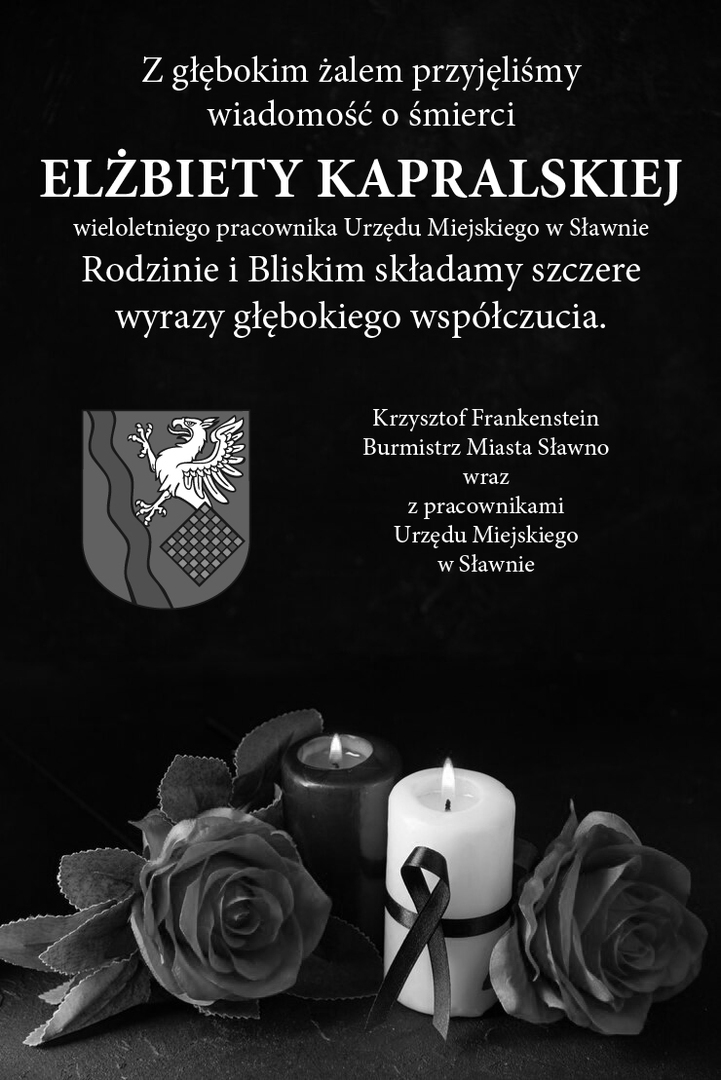 
Kondolencje z powodu śmierci pracownika
