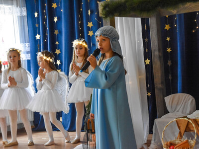 Jasełka i wigilia w Przedszkolu nr 3 w Sławnie